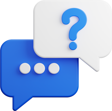 Question Chat 3D Icon